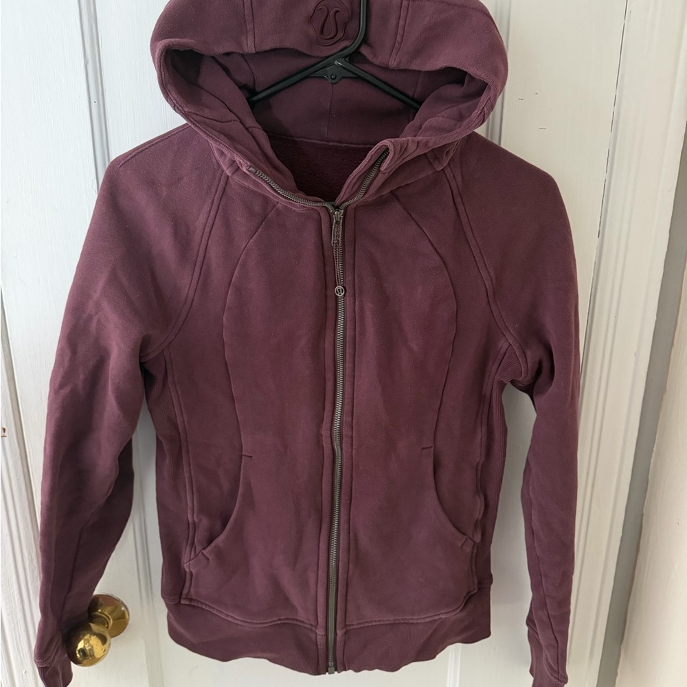 Lululemon Purple Hooded Zip-Up Jacket
